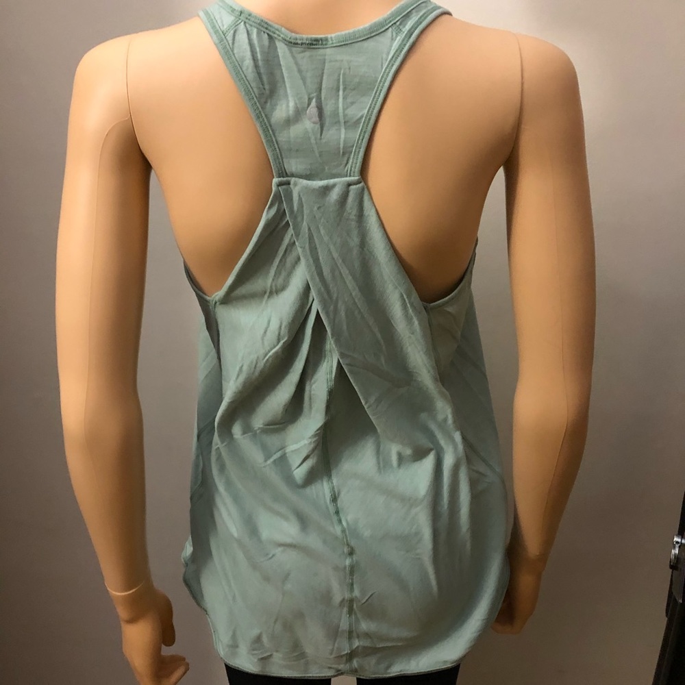 Green tank top